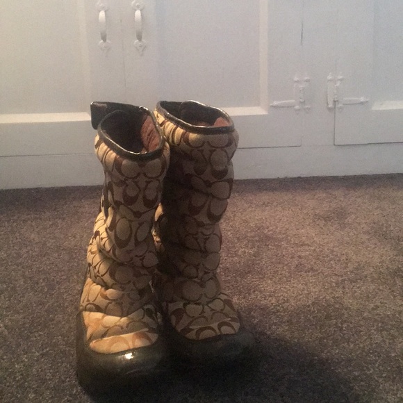 Coach rain or snow boots - Picture 3 of 4